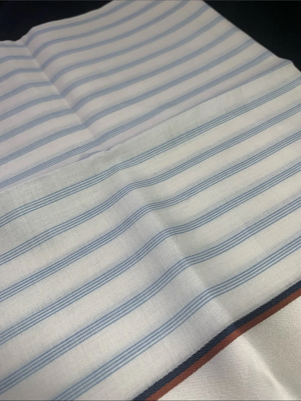 Yves Saint Laurent  White Cotton Handkerchief
